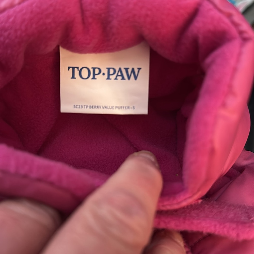 Pink dog coat - Picture 2 of 3